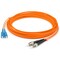 Add-On This Is A 10M Sc (Male) To St (Male) Orange Duplex Riser-Rated Fiber ADD-ST-SC-10M6MMF - alternate 1